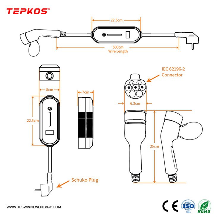 Portable 220v Ev Charger